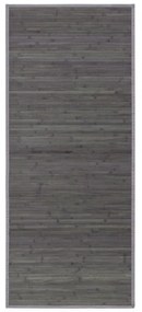 Сиво-зелен бамбуков килим 75x175 cm - Casa Selección