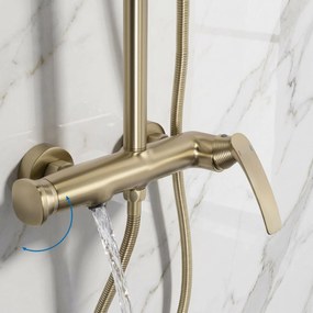 Комплект за душ PREMIUM Rea Como M2 Brush Gold