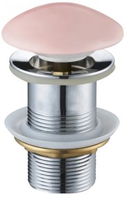 Mexen клик-клак кръгъл, розов керамичен мат - 79910-44