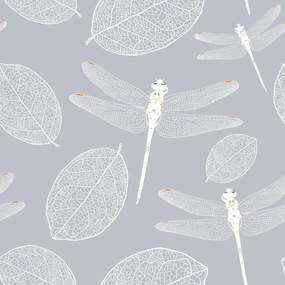 Самозалепващ тапет – Летящи водни кончета