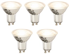 Комплект от 5 димируеми LED крушки GU10 8W 650lm 2700K