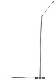 Модерна подова лампа стомана с LED - Berdien