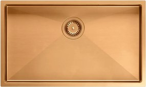 Стоманена мивка ANTHONY 80 COPPER
