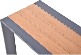 Тъмносива метална градинска пейка Silea – Garden Pleasure