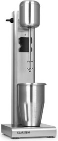 Klarstein Kraftpaket, миксер за коктейли, протеинови напитки, 80 W, неръждаема стомана, сребърно