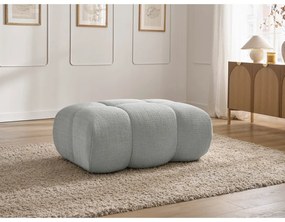 Светлосива шенилова табуретка Ivane – Bobochic Paris