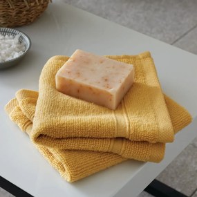 Жълти памучни кърпи в комплект от 2 бр. от тери 30x30 cm Zero Twist – Catherine Lansfield