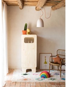 Кремав ръчно изработен памучен килим подходящ за пране 140x200 cm Kaarol – Lorena Canals