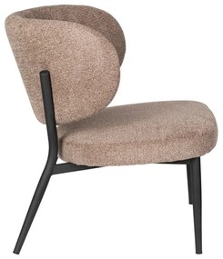 Светлокафяво кресло Sanne – White Label