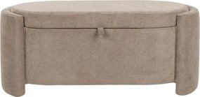 Светлокафява пейка Miro – White Label