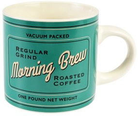 Кремава/тюркоазена керамична чаша 350 ml Morning Brew – Rex London