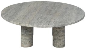Сива каменна кръгла масичка за кафе ø 75 cm Volos – Blomus