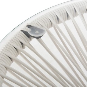 Маса Акапулко HM5874.12 цвят бял-черен