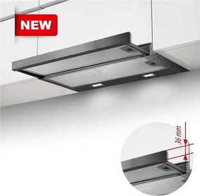 Faber FLEXA NG GLASS LUX Телескопичен аспиратор за вграждане