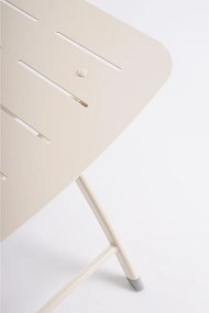 Бежов стоманен градински комплект за хранене за 2 Yvonne – Bizzotto