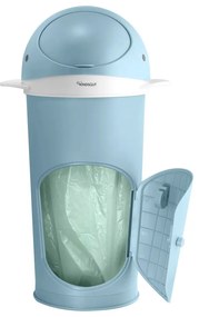 Светлосиньо пластмасово кошче за пелени 25 l Whale – Kindsgut