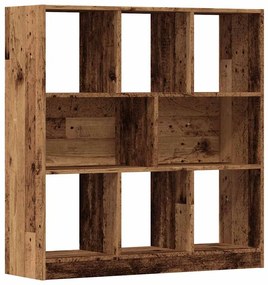 855788 vidaXL Шкаф за книги от старо дърво 97,5x29,5x100 см ПДЧ