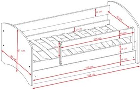 Детско легло Babydreams-Prasino-160 x 80