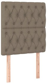 3116646 vidaXL Горни табли за легло, 2 бр, таупе, 80x7x78/88 см, плат