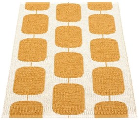 Килим за открито и закрито в цвят жълта охра и крем 70x100 cm Sten Ochre – Pappelina
