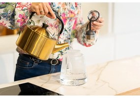 Чайник от неръждаема стомана в златист цвят1,5 l Diamante – Vialli Design