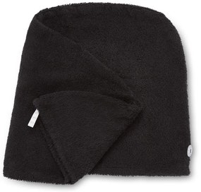 Черни бързосъхнещи памучни кърпи за коса в комплект от 2 бр. 20x13 cm Quick Dry – Catherine Lansfield