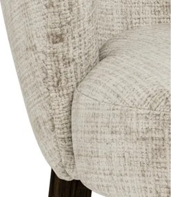 ДЕБОРА Бежово (тъкан Juto 4)/рамка опушен дъб (нюанс на орех) - ДЪРВЕН СТОЛ ЗА ДНЕВНА, ТРАПЕЗАРИЯ, ОФИС