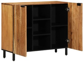 Sonata H Страничен шкаф 90x33x75 см Масивна дървесина акация