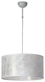 Пендел СЕТА, ø400, титан, абажур Басари Сребро, 1xE27