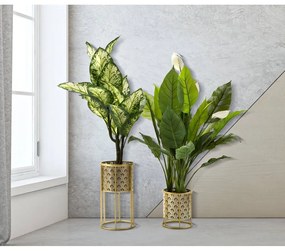 Комплект от 2 стойки за саксии в златисто, височина 40 cm Golvy - Mauro Ferretti