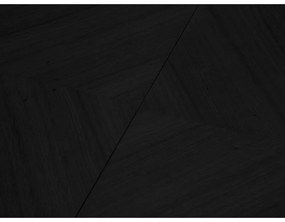 Кръгла сгъваема трапезна маса с допълнителна плоча с черен плот за маса ø 120 cm Magnus – Windsor &amp; Co Sofas