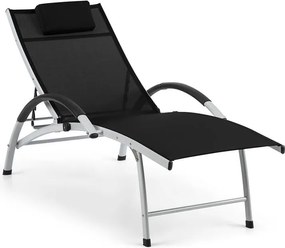 Blumfeldt Sun Valley, шезлонг сгъваем възглавница, черен