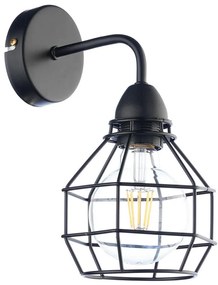 ONLI - Аплик ПАЯК 1xE27/15W/230V черен