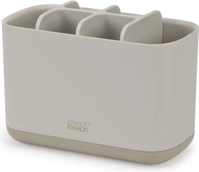 Бежова пластмасова стойка за четки за зъби EasyStore – Joseph Joseph
