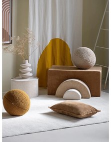 Кафяво велурено игрище от пяна 75x49x37 cm Rainbow Montessori – Wigiwama