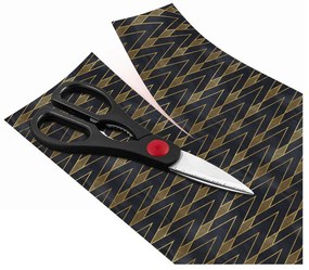 Декоративен тапет за мебели в черно и златно Ragnar - Ambiance