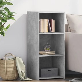 846351 vidaXL Бюфет, бетонно сив, 40x41x93 см, инженерно дърво