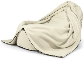 Кафяв детски пуф от букле Cocoon 120 – SLOWDOWN