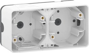 SE Конзола двойна хоризонтална IP55 цвят Бял Mureva - MUR39914