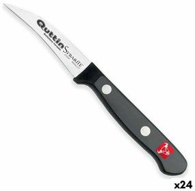 Нож Белачка Quttin Sybarite Черен Сребрист 6,5 cm (24 броя)