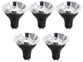 Комплект от 5 GU10 димируеми LED крушки 70 мм 6.5W 600 лм 2700K