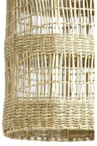 Висящо осветително тяло с абажур от морска трева в естествен цвят ø 20 cm Latika – Light &amp; Living