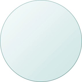 243625 vidaXL Темпериран стъклен плот за кръгла маса, 400 мм