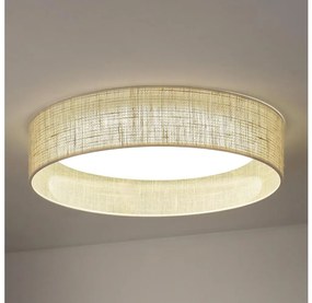 Duolla - LED Плафониера ROLLER LED/24W/230V Ø 45 см бежов