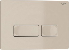 Mexen Tex 04 бутон за промиване, бежов - 6104-07