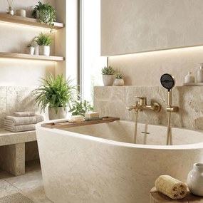 Смесител за вана PREMIUM REA Vision Brush Gold