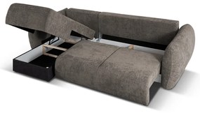 Сив ъглов диван (ляв ъгъл) Matera - Cosmopolitan Design