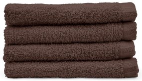 Кафяви бързосъхнещи памучни кърпи в комплект от 4 бр. 30x30 cm Quick Dry – Catherine Lansfield