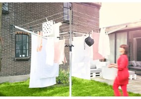 Градинска сушилня за дрехи в сребрист цвят 60 m Lift-o-Matic Advance – Brabantia