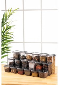 Комплект кутии за съхранение (18 броя), цвят Антрацит